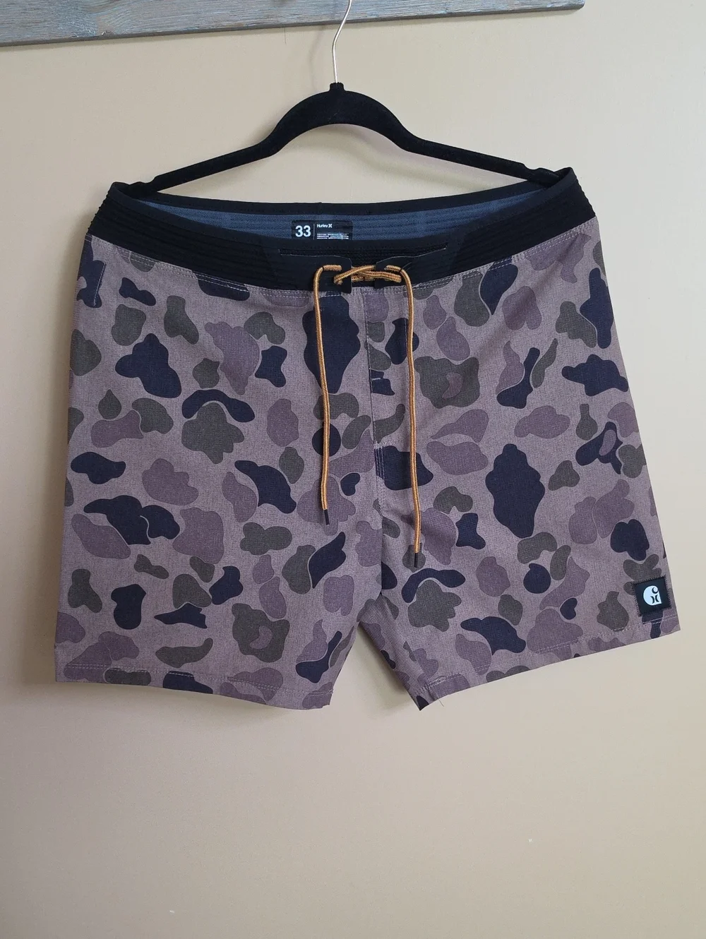 Men's Hurly/Carhartt Camo Swim Board Shorts
